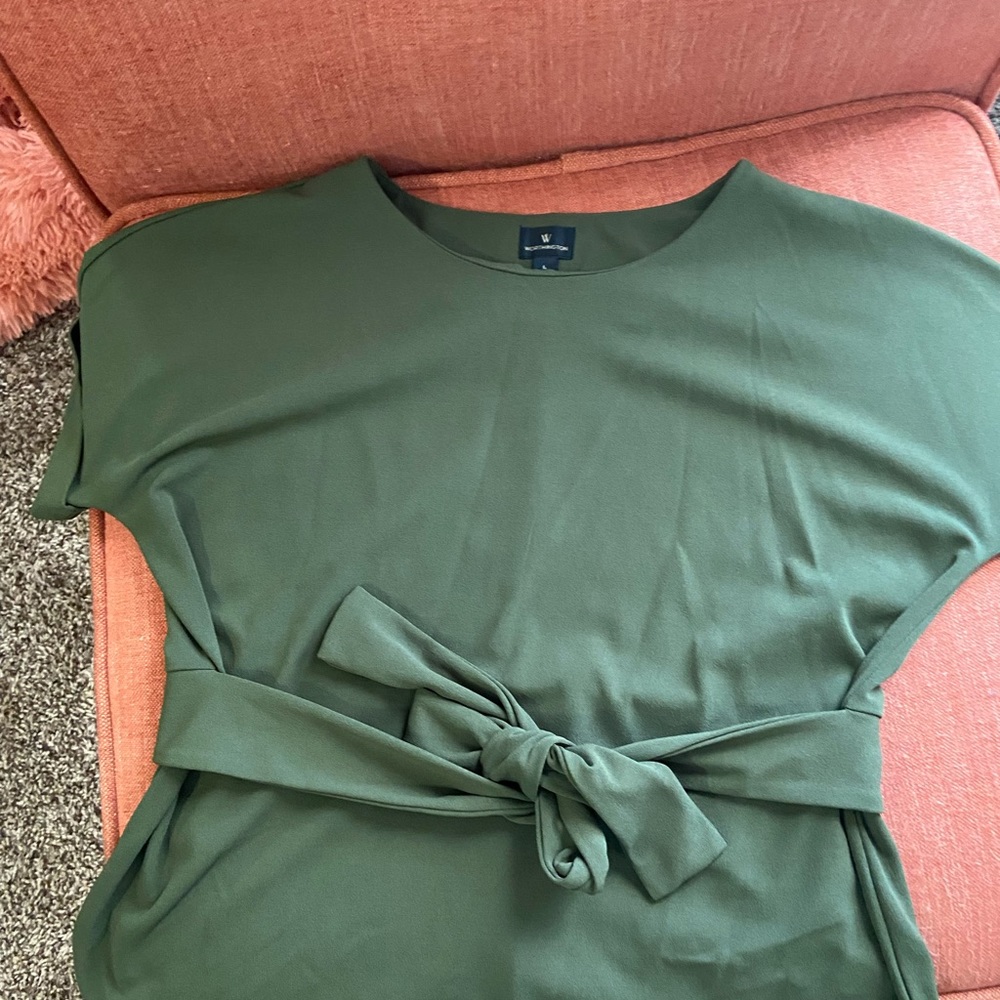 Ladies green blouse
